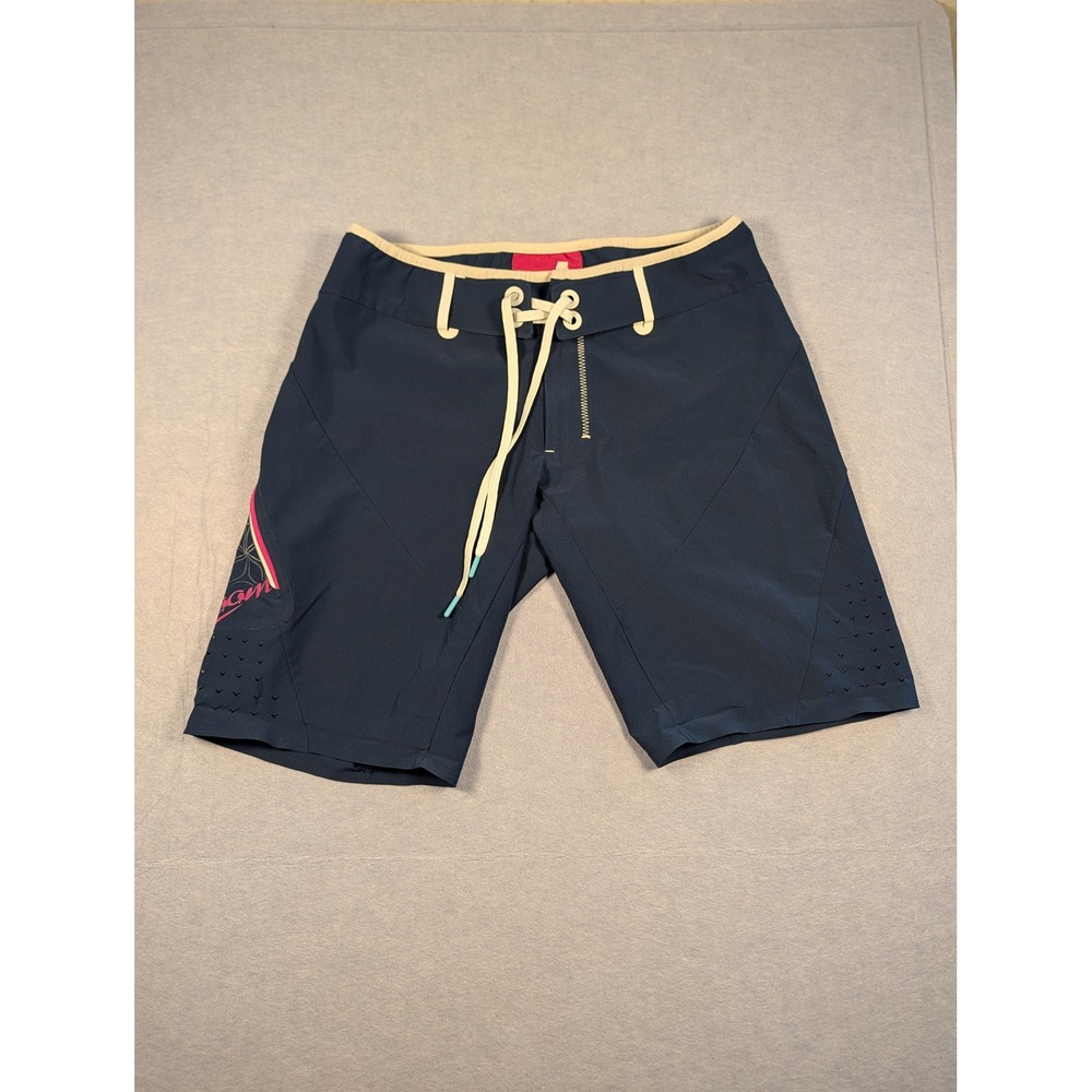 Qloom Silberhorn Cycling Shorts Women M Navy Blue Biking Mountain Bike Excellent